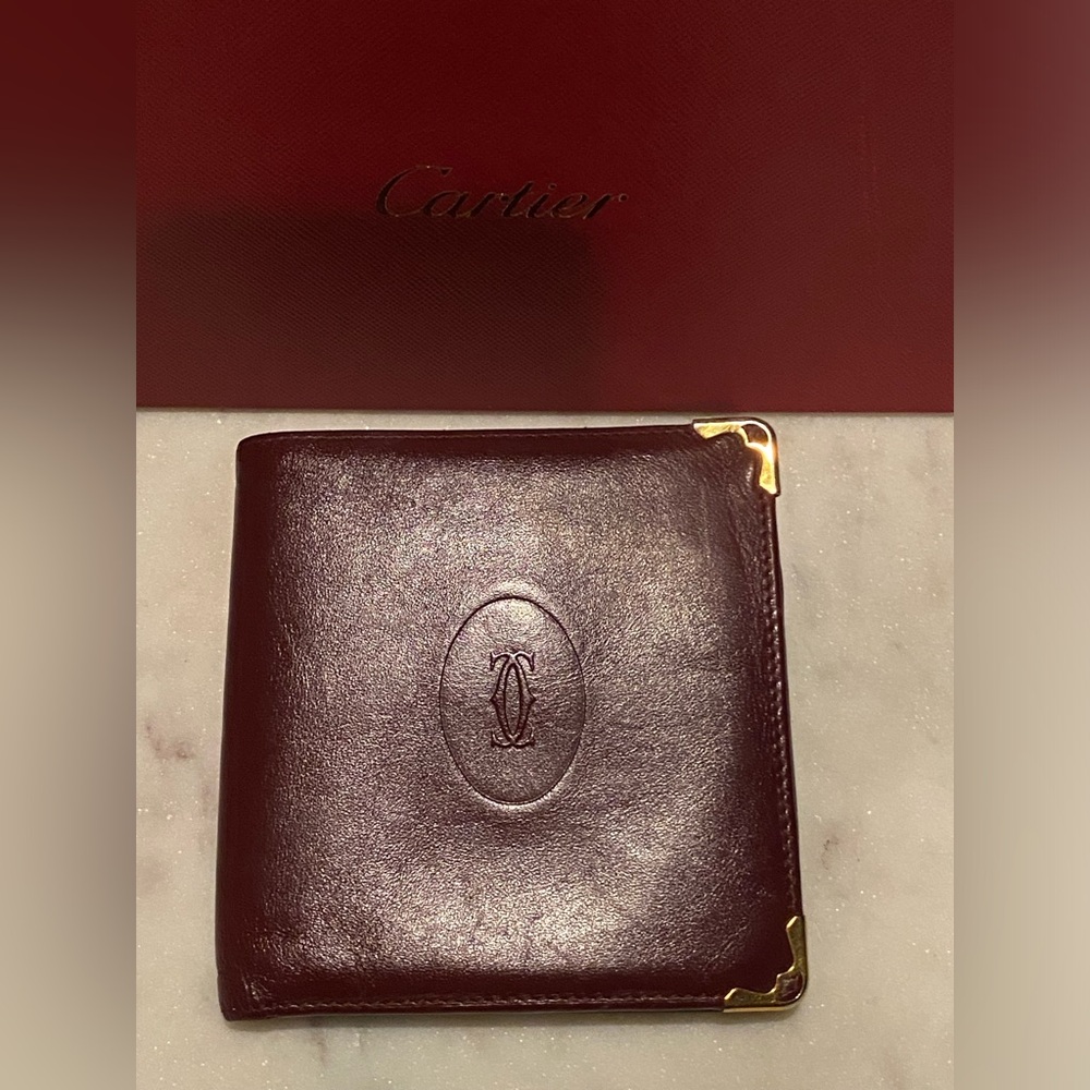 Cartier men's bifold wallet